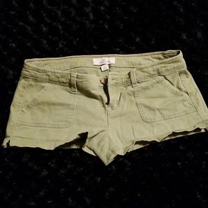 Hollister low rise stretch shorts